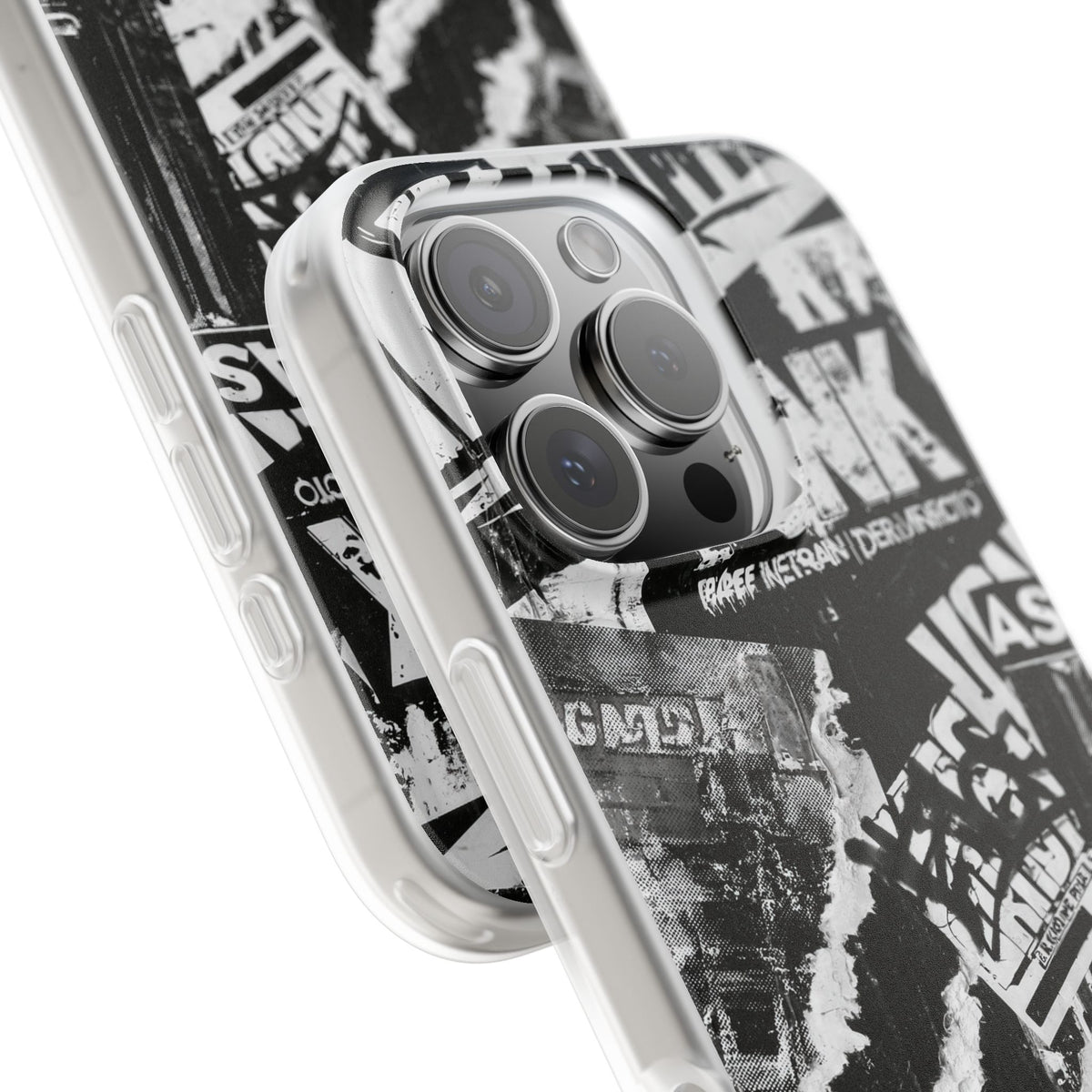 Underground Punk Collage · Lite Phone Case for iPhone ·  Black