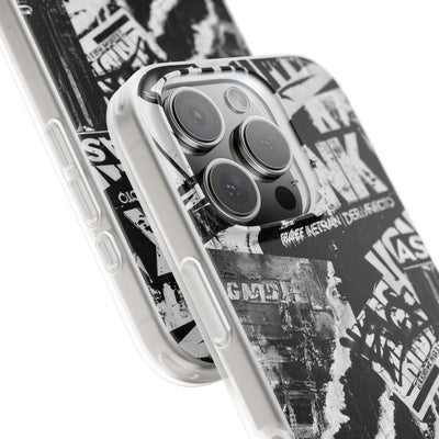 Underground Punk Collage · Lite Phone Case for iPhone ·  Black