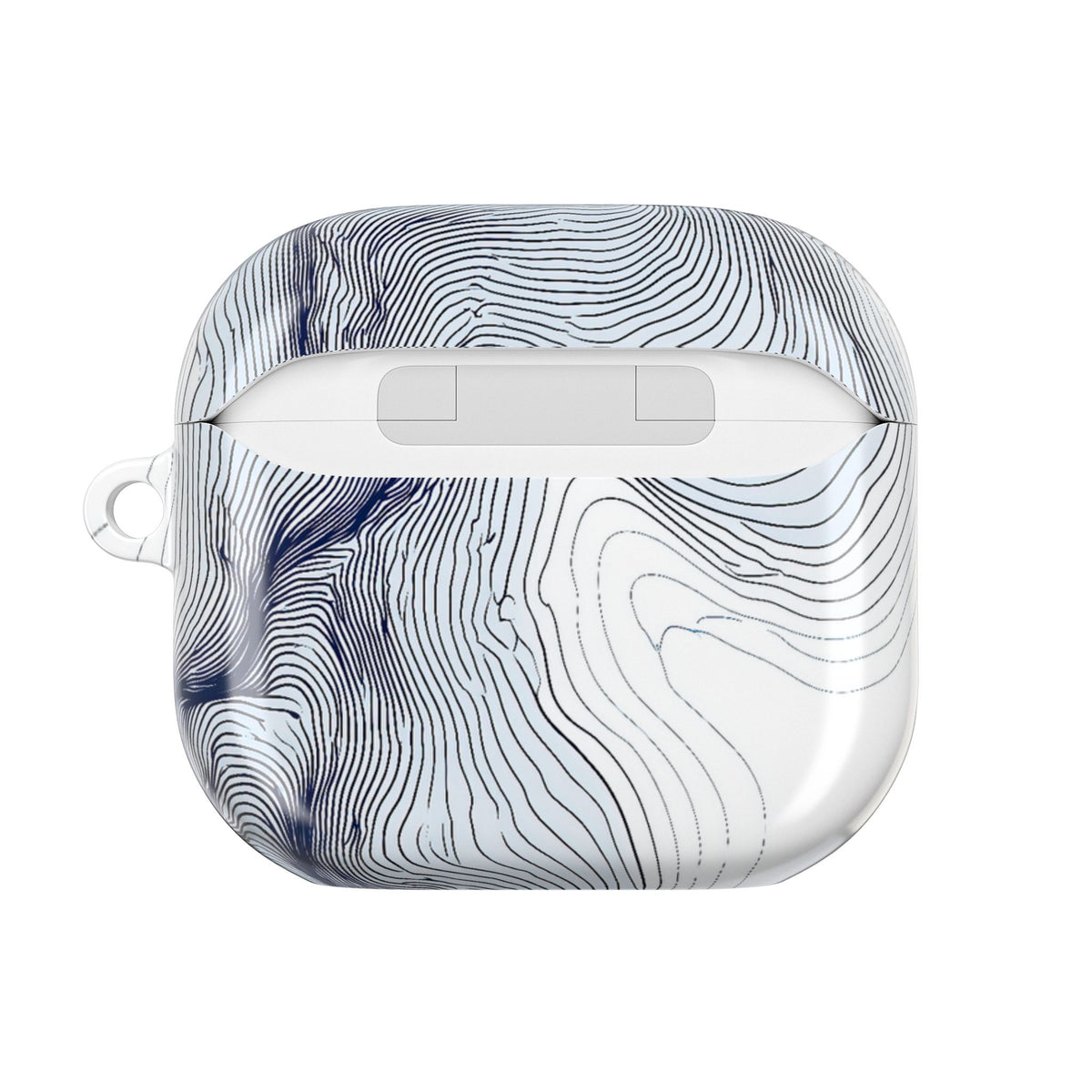 Nordic Ridge Contour · Hard Case for AirPods & AirPods Pro · White