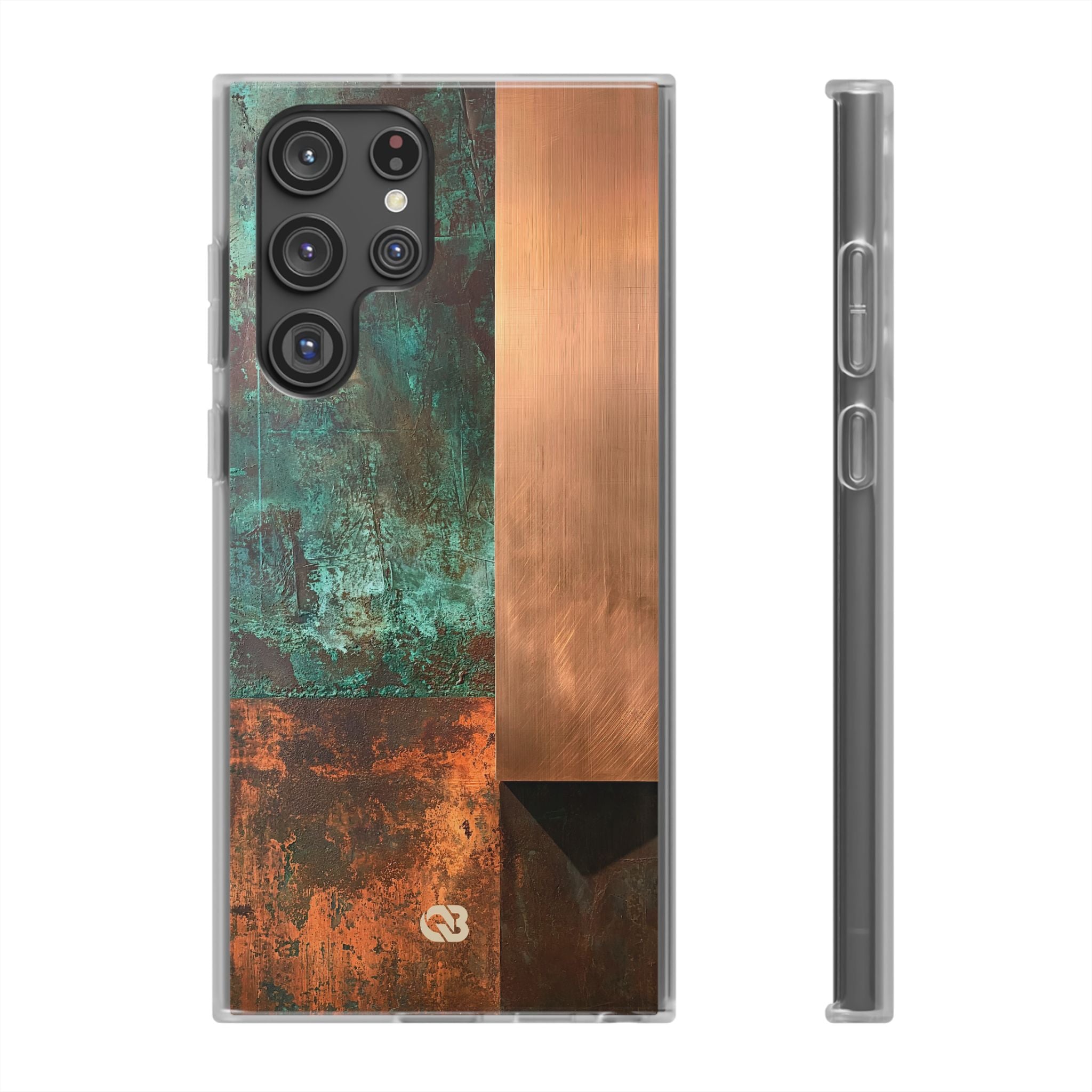 Teal Lite Phone Case for Samsung - Verdigris Copper Slab