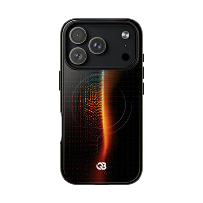 Luminous Refraction Grid · Tough 2.0 Magnetic Phone Case for iPhone · Black