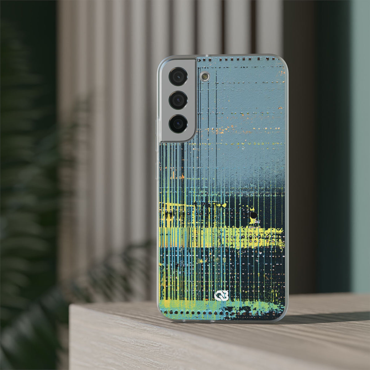 Acid Raster Circuit · Lite Phone Case for Samsung · Teal