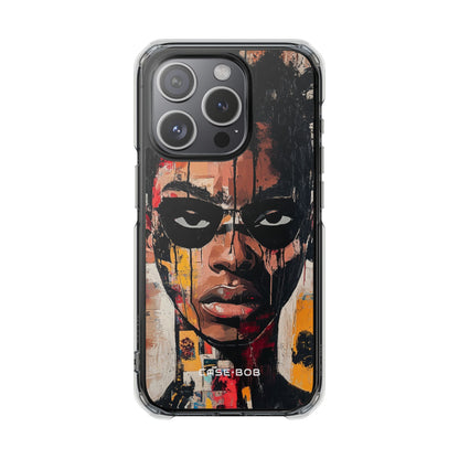Masked Portrait Drips iPhone 15 Pro Case - Impact
