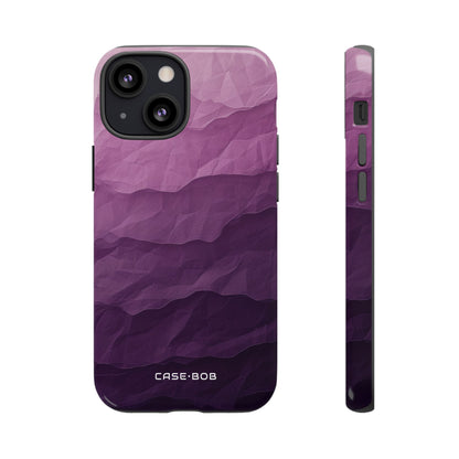 Purple Wave Layers iPhone 13 Mini Case - Tough
