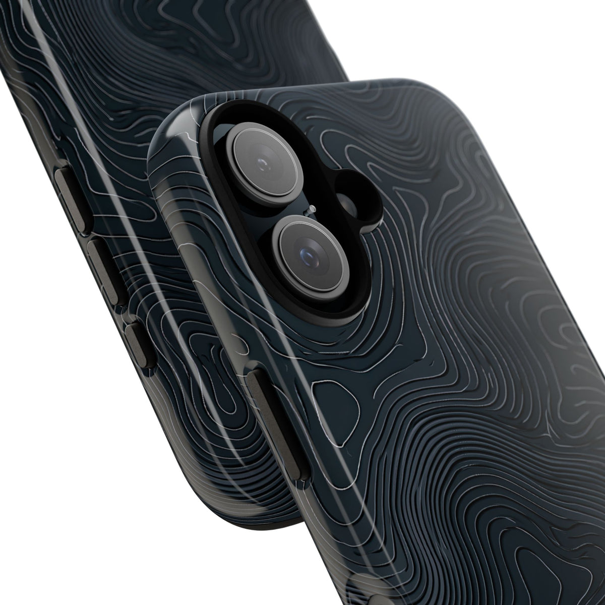 Obsidian Elevation · Tough Phone Case for iPhone · Black