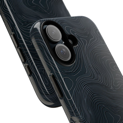 Obsidian Elevation · Tough Phone Case for iPhone · Black