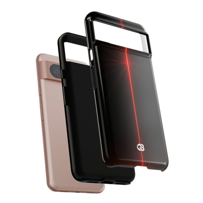 Red Tough Phone Case for Google Pixel - Crimson Flare Vector