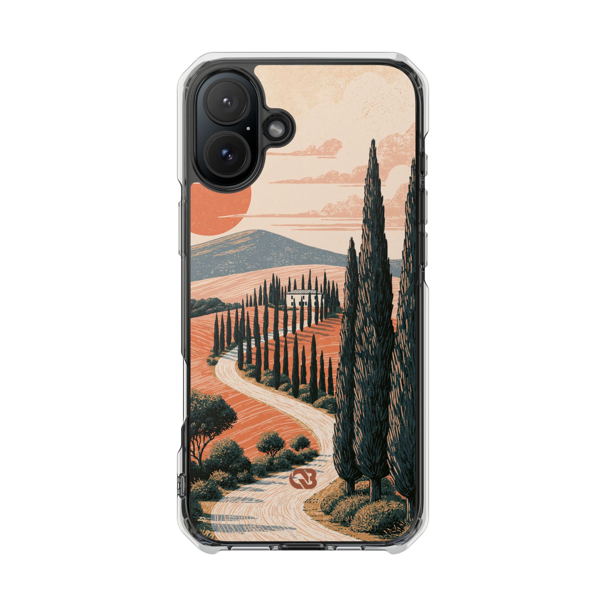 Orange Impact MagSafe Phone Case for iPhone - Terracotta Ridge Trail