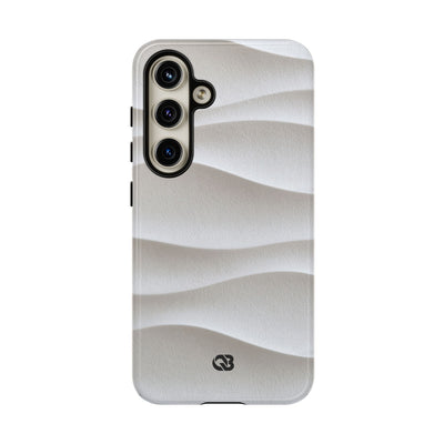 Sculpted Dune Relief · Tough Phone Case for Samsung · White