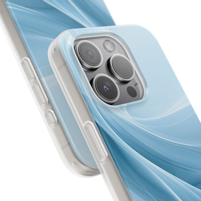 Blue Lite Phone Case for iPhone - Arctic Silk Drift