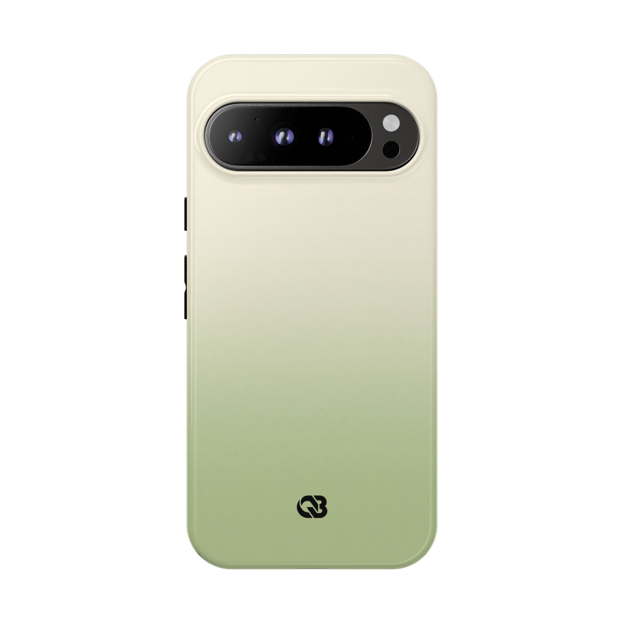Green Tough Phone Case for Google Pixel - Bone Sage Fade