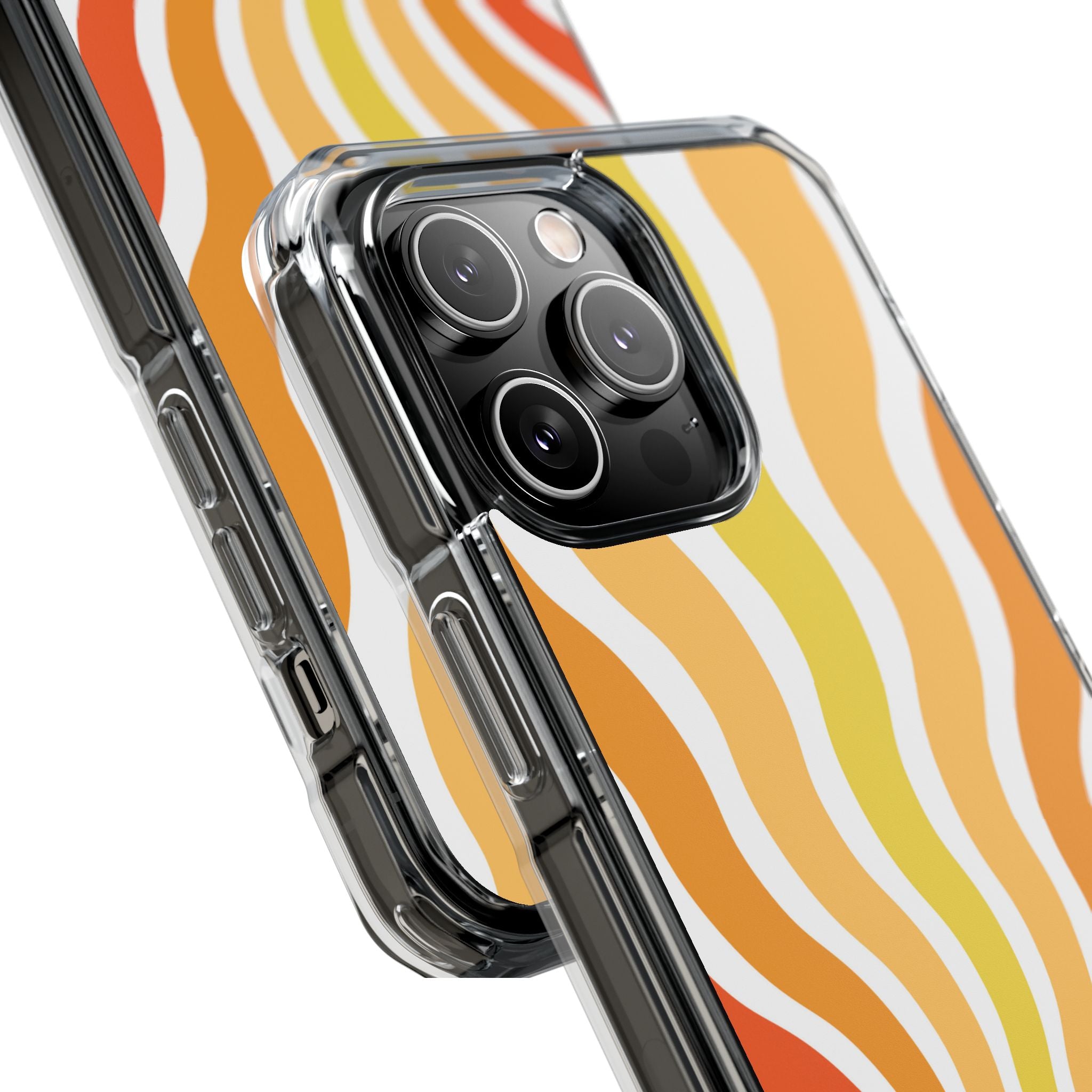 Amber Solar Waves · Impact Phone Case for iPhone · Magsafe