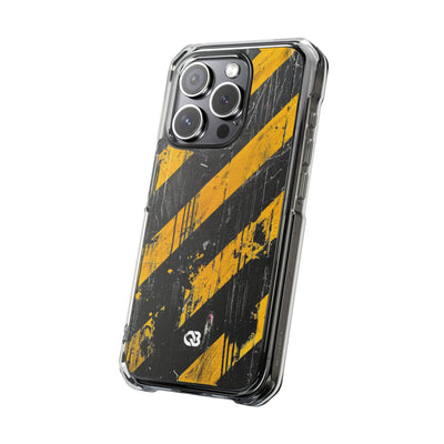 Urban Hazard Decay · Clear Impact Magnetic Phone Case for iPhone · Black