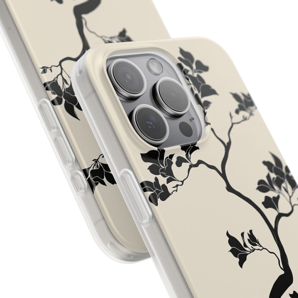 Ebony Magnolia · Lite Phone Case for iPhone ·  Beige