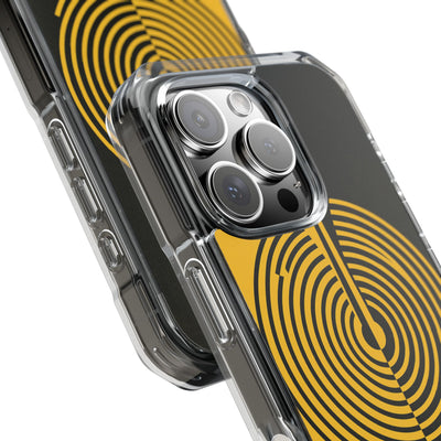 Yellow Impact MagSafe Phone Case for iPhone - Voltage Sector Pulse