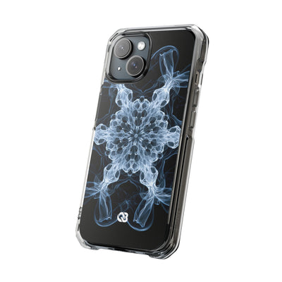 Blue Impact MagSafe Phone Case for iPhone - Glacial Smoke Crown