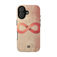 Terracotta Infinity Stroke · Tough+ Skal · Magsafe