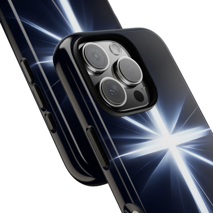 Glowing Crossburst iPhone 16 Pro Case - Tough