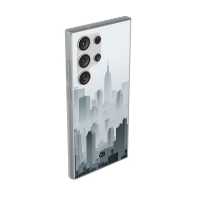 Grey Lite Phone Case for Samsung - Steel Mist Skyline