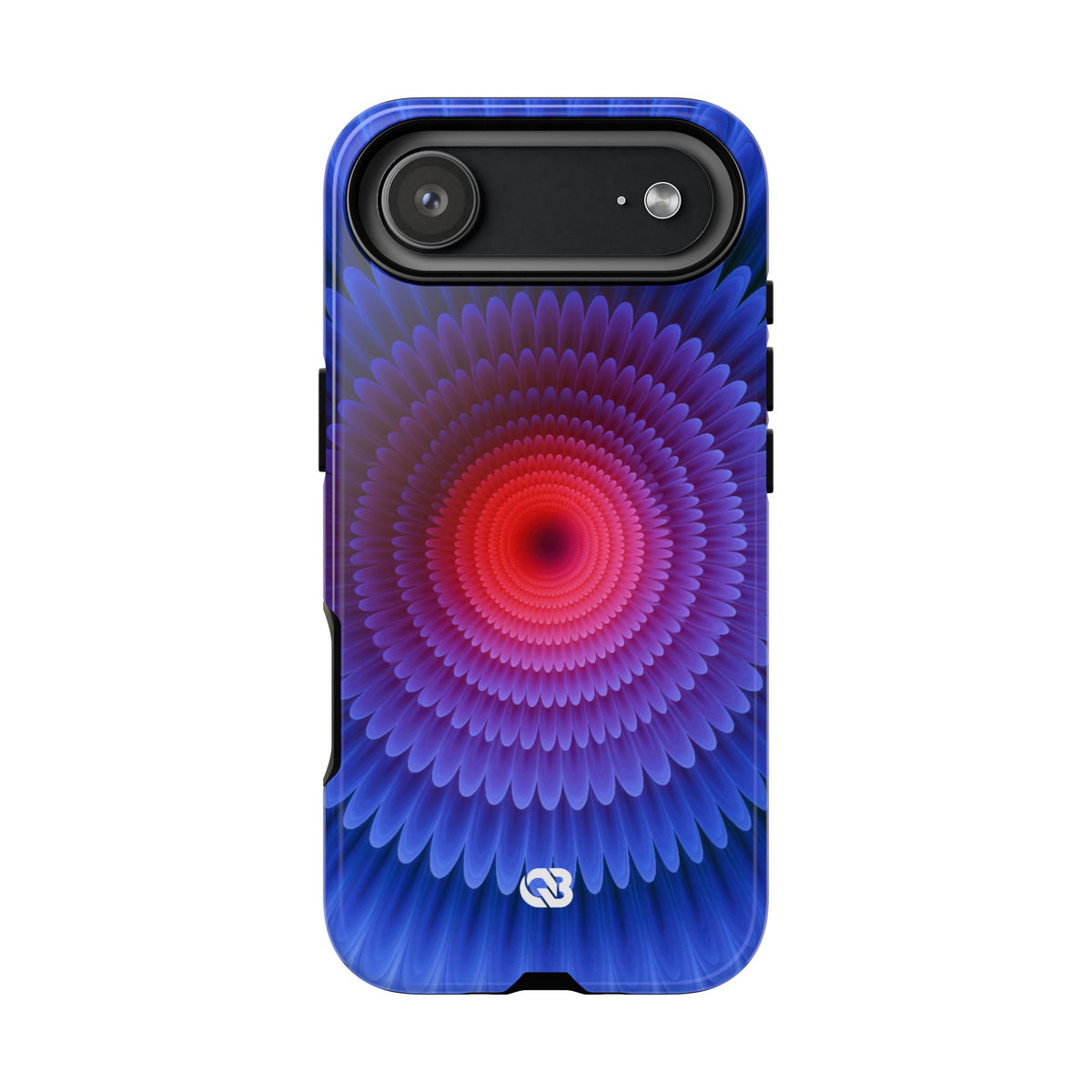 Radial Spectrum Bloom · Tough Phone Case for iPhone · Blue