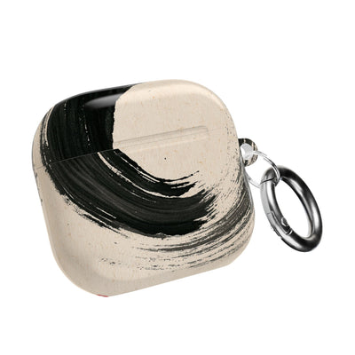 Zen Ensō Circle · Hard Case for AirPods & AirPods Pro · Beige