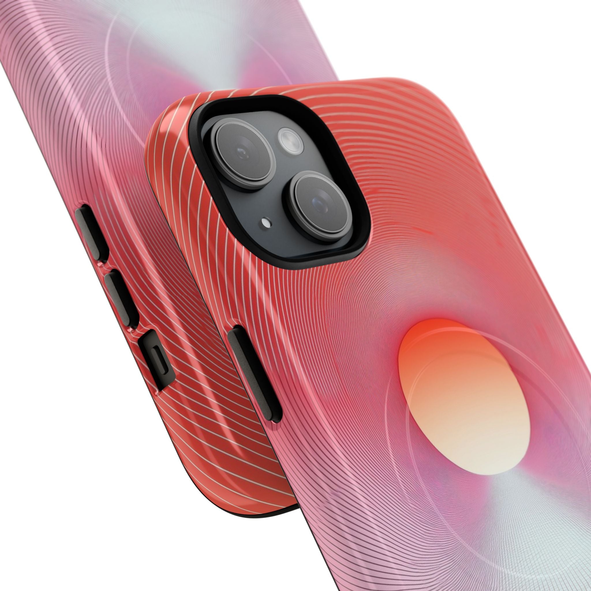 Orange Portal iPhone 15 Plus Case - Tough+