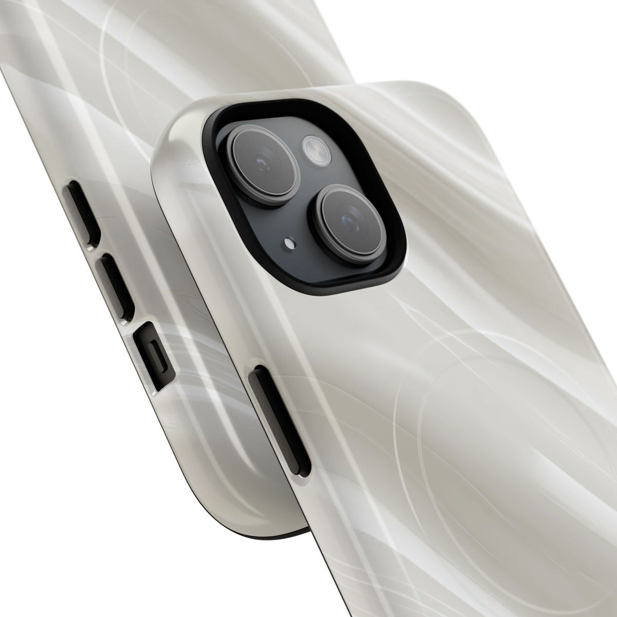 Liquid Enamel Fold · Tough 2.0 Magnetic Phone Case for iPhone · White
