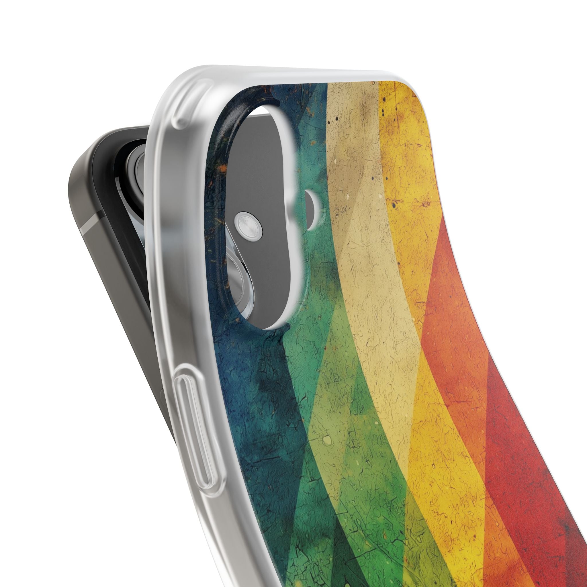 Diagonal Spectrum iPhone 16 Case - Soft