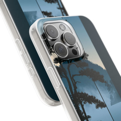 Blue Lite Phone Case for iPhone - Kyoto Mist Pine