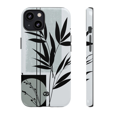 Zen Bamboo Silhouette · Tough Phone Case for iPhone · Green