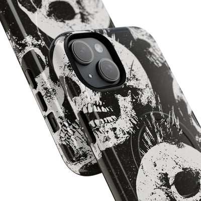 Punk Skull Riot · Tough 2.0 Magnetic Phone Case for iPhone · Black