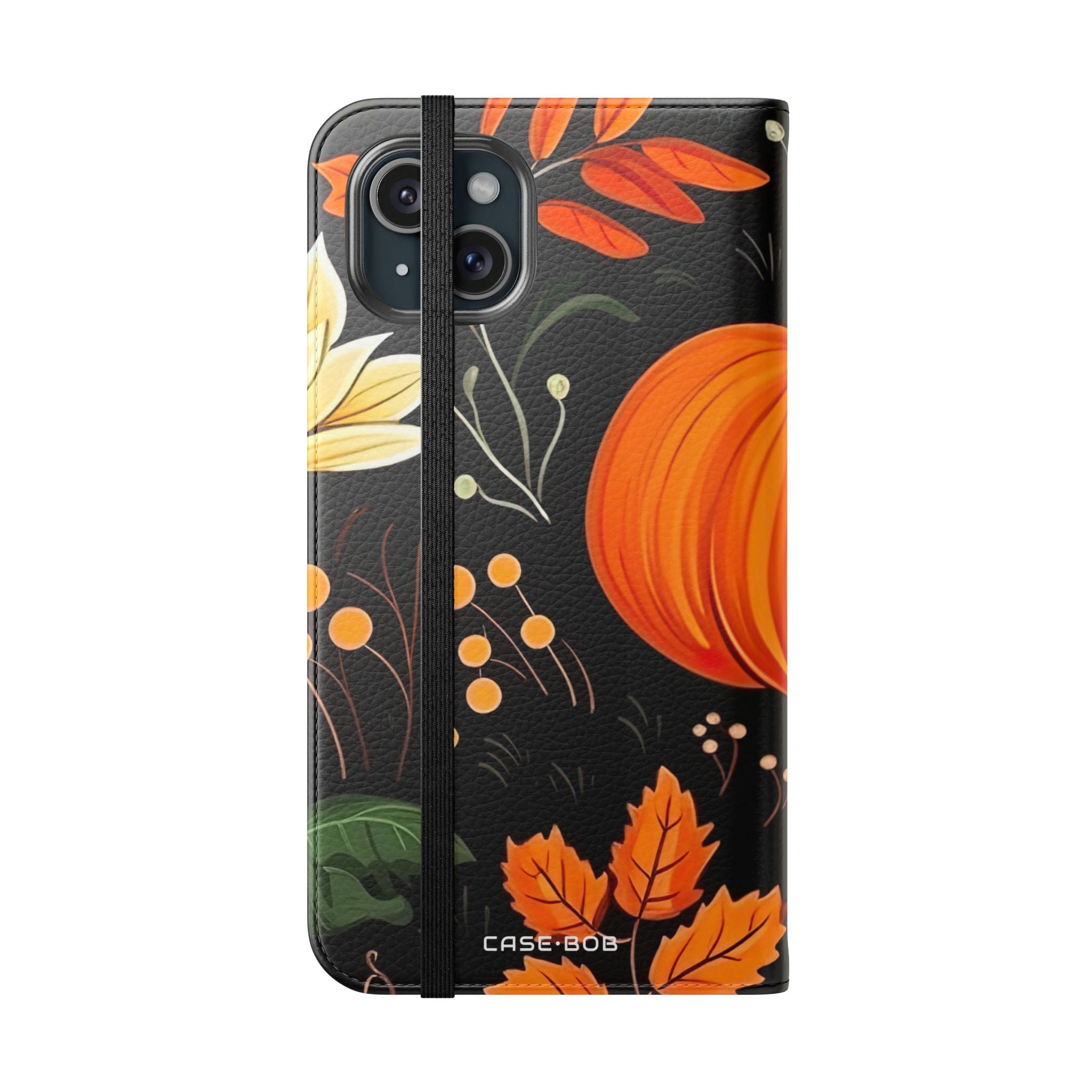 Pumpkin Glow - iPhone 15 Plus Case - Wallet