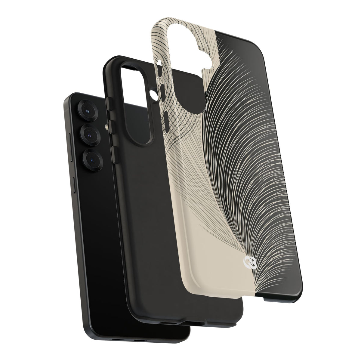 Minimal Frond Study · Tough Phone Case for Samsung · Black
