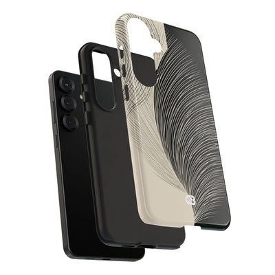 Minimal Frond Study · Tough Phone Case for Samsung · Black