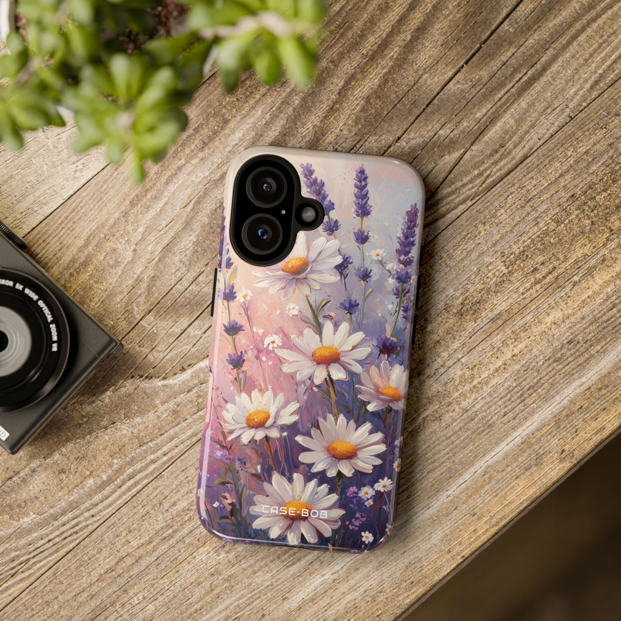 Daisy Lavender Bloom iPhone 16 Case - Tough