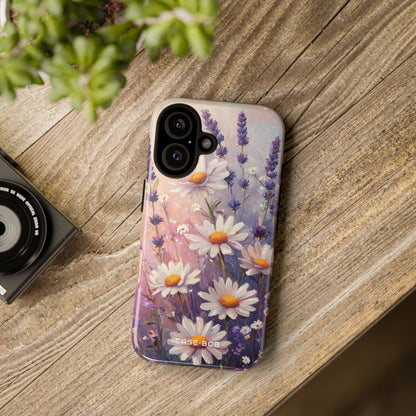 Daisy Lavender Bloom iPhone 16 Case - Tough