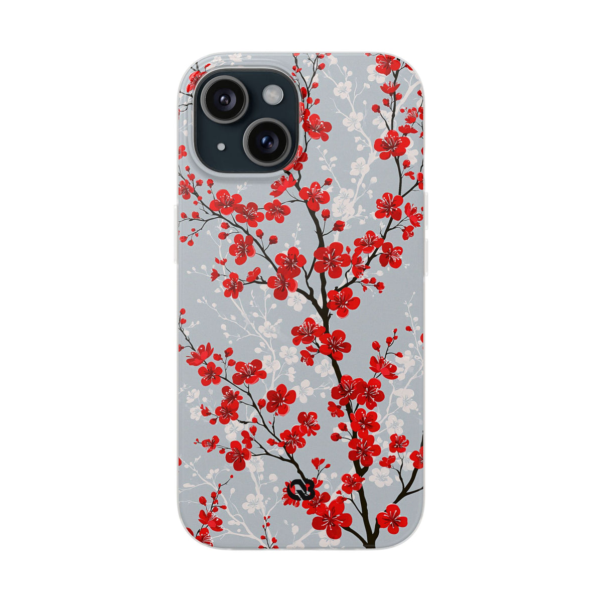 Scarlet Plum Blossom · Lite Phone Case for iPhone ·  Red