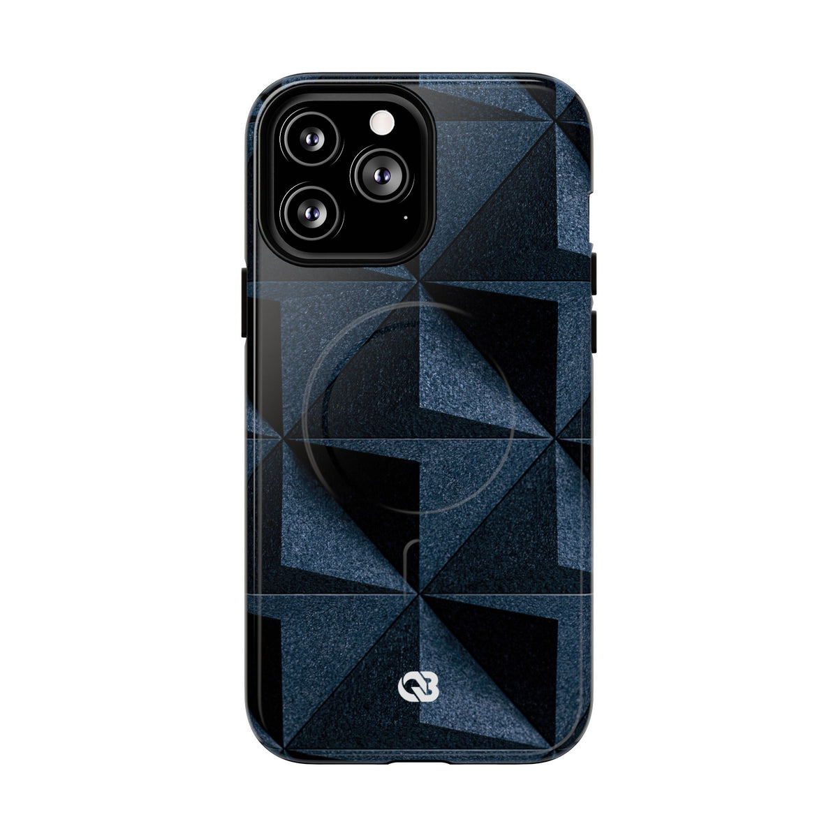 Faceted Slate · Tough 2.0 Magnetic Phone Case for iPhone · Blue