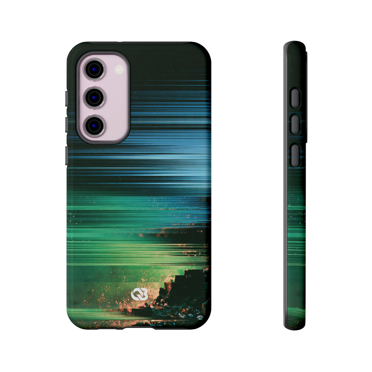 Digital Shoreline Drift · Tough Phone Case for Samsung · Teal