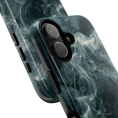 Luminescent Vapor Drift · Tough 2.0 Magnetic Phone Case for iPhone · Teal