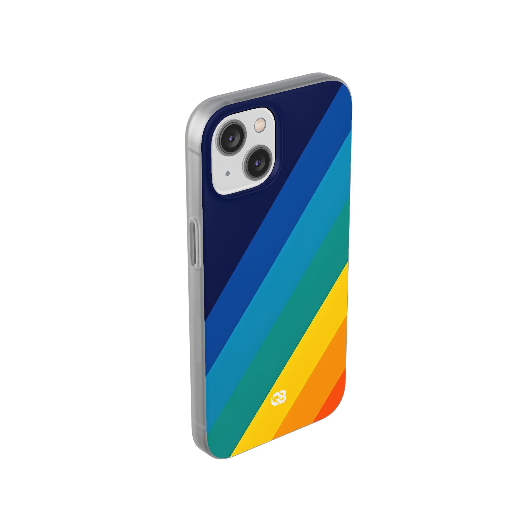 Prismatic Slant · Soft Phone Case for iPhone