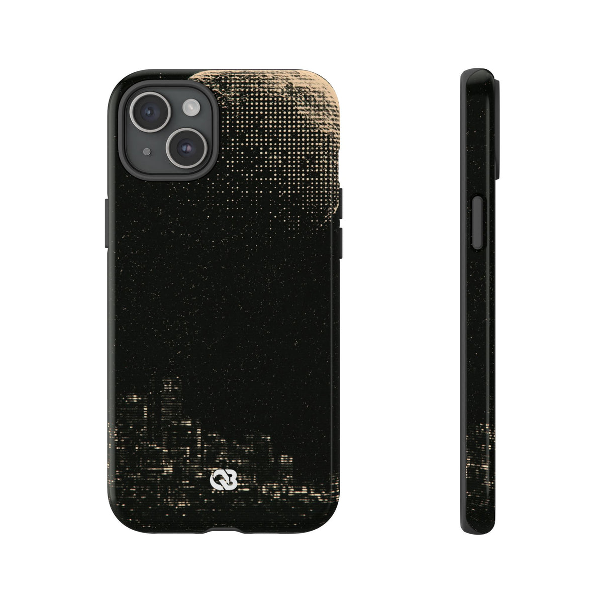Lunar Metropolis Nocturne · Tough Phone Case for iPhone · Black
