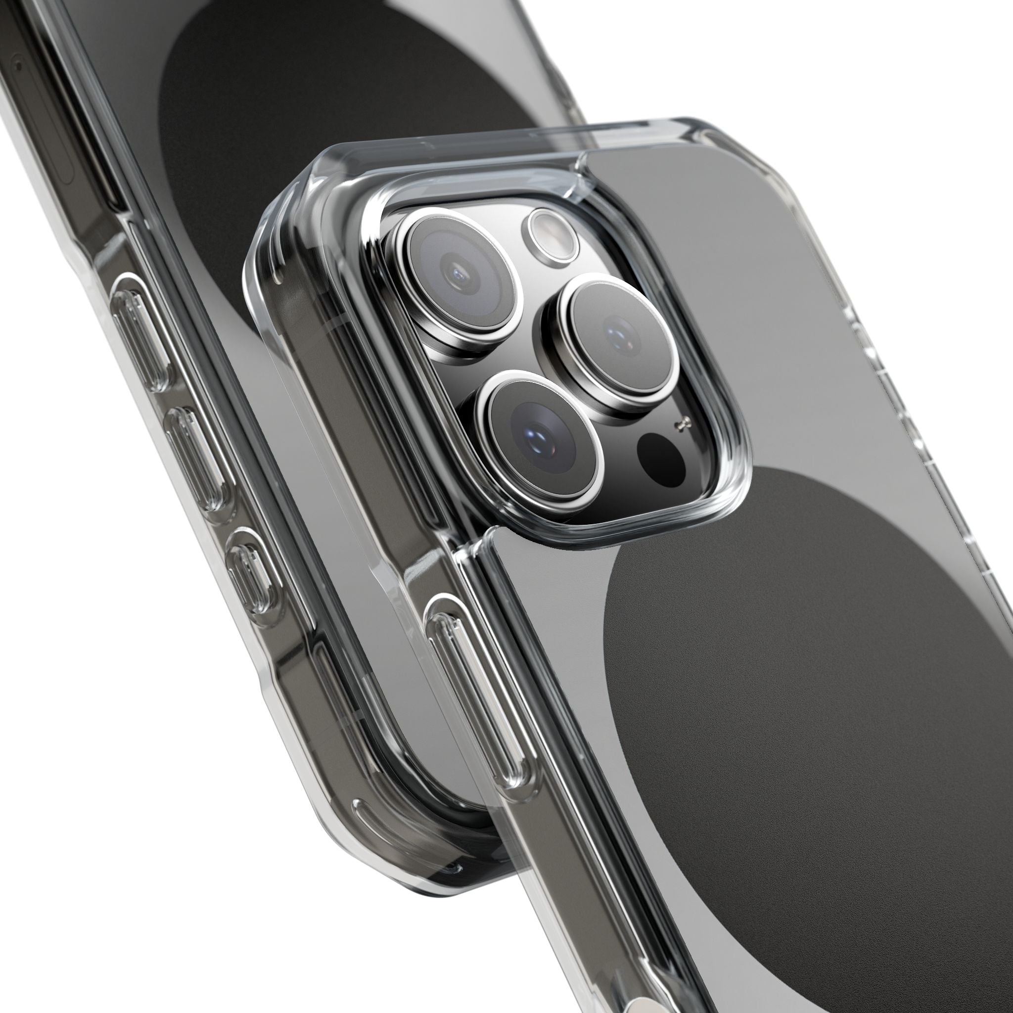Grey Impact MagSafe Phone Case for iPhone - Matte Onyx Sphere