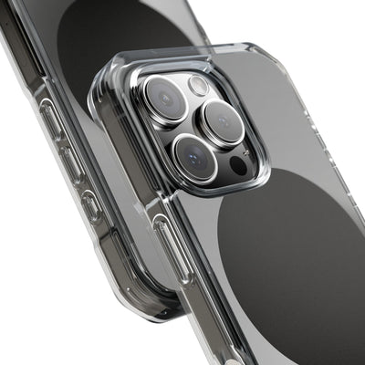 Grey Impact MagSafe Phone Case for iPhone - Matte Onyx Sphere