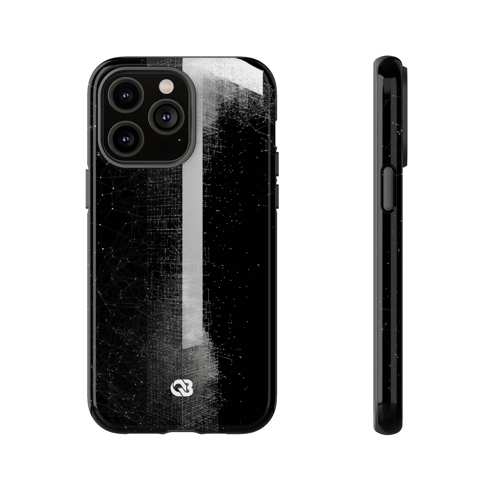 Black Tough Phone Case for iPhone - Vector Core Monolith