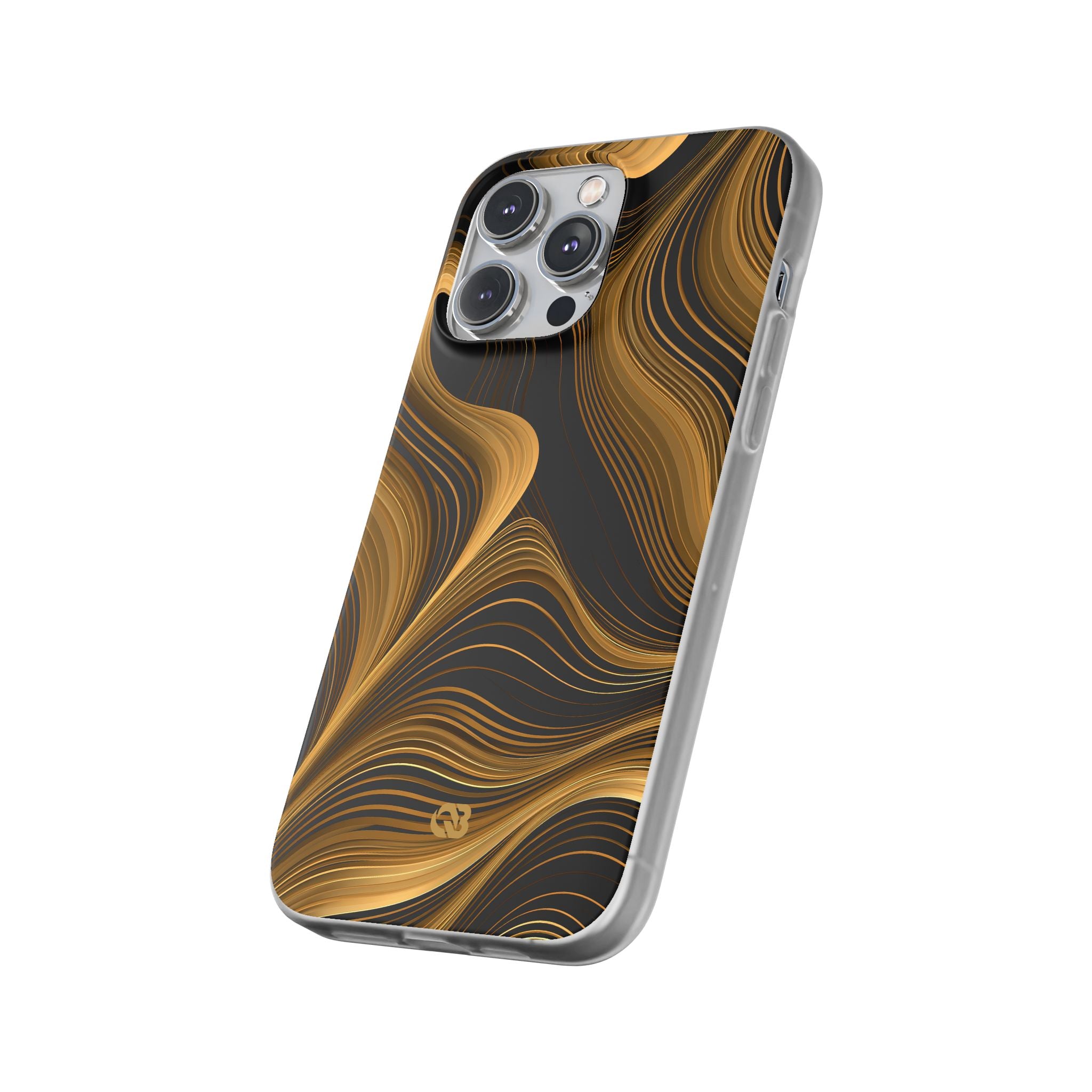 Gold Lite Phone Case for iPhone - Molten Copper Strands