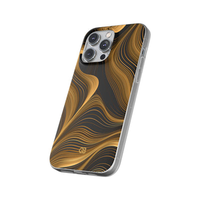 Gold Lite Phone Case for iPhone - Molten Copper Strands