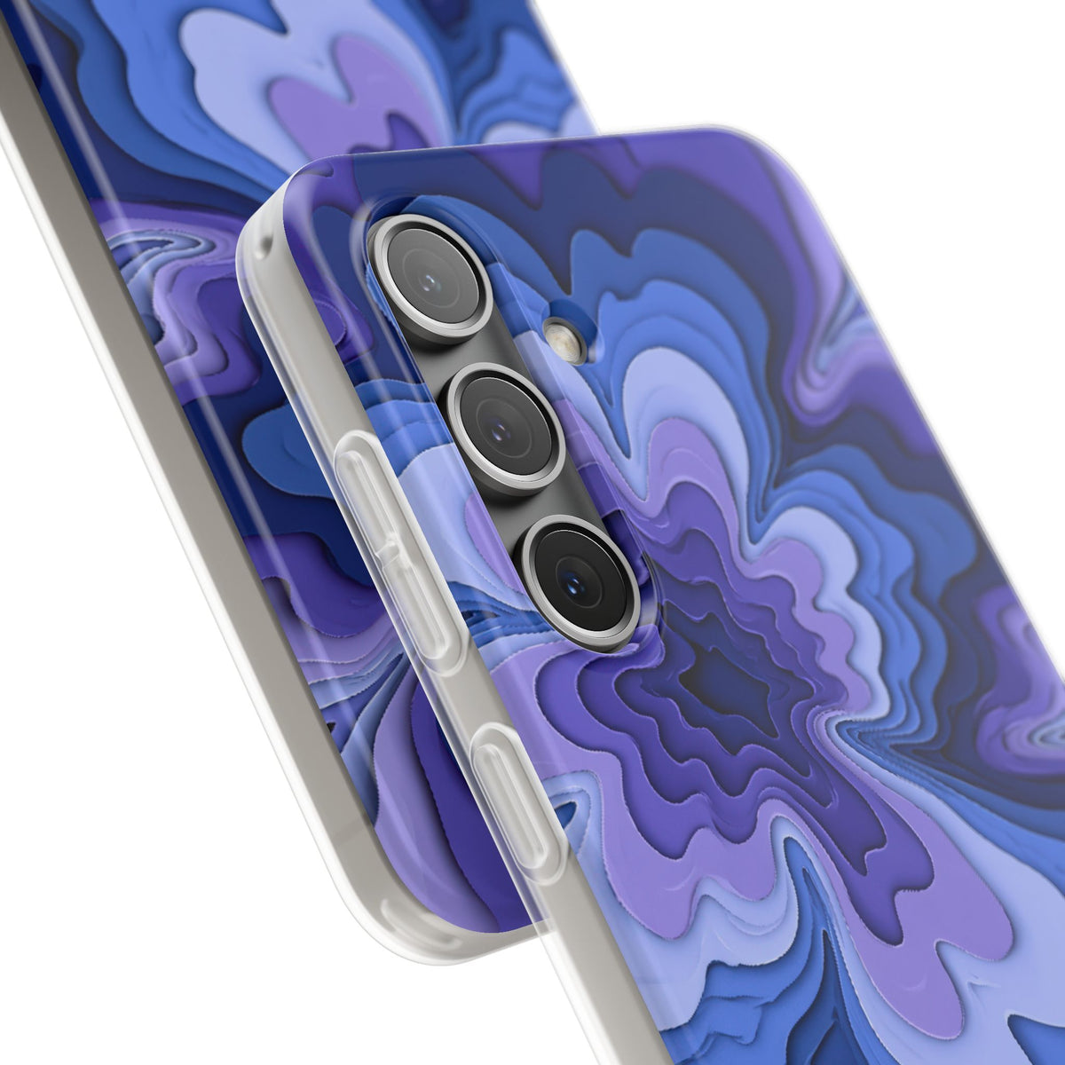 Periwinkle Strata Bloom · Lite Phone Case for Samsung · Purple