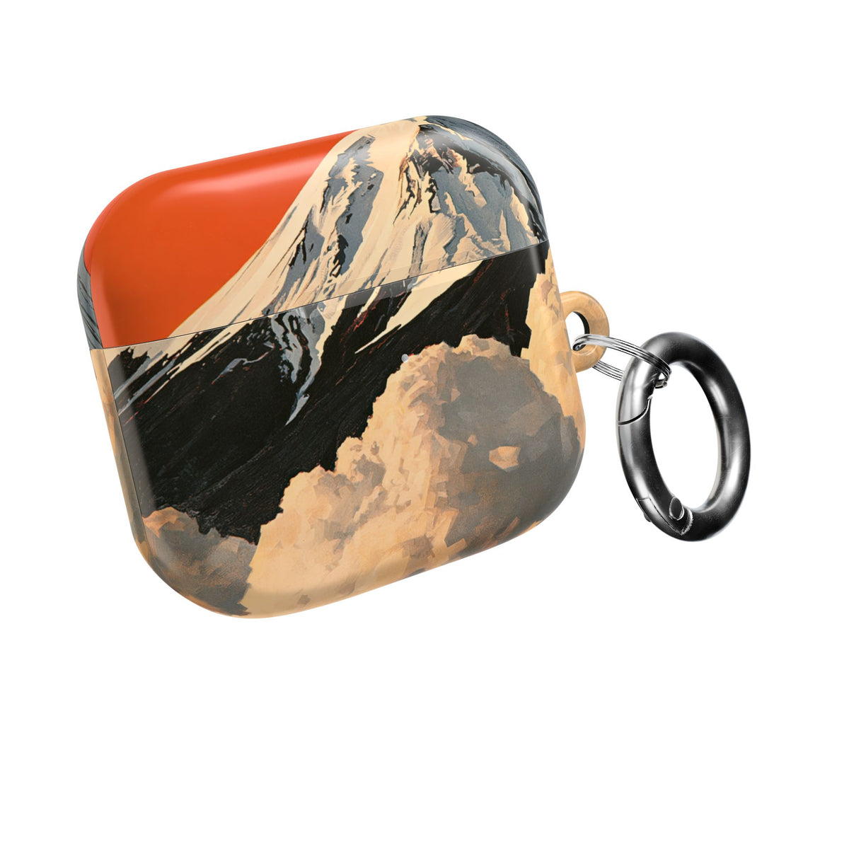Sacred Peak Fuji · Hard Case for AirPods & AirPods Pro · Orange