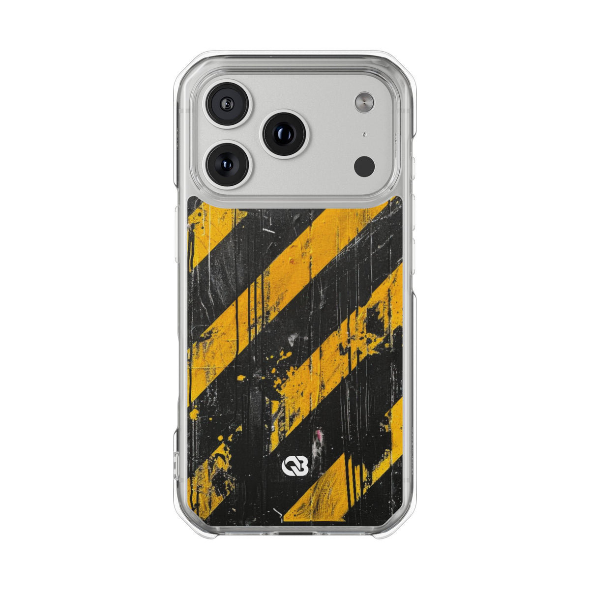 Urban Hazard Decay · Clear Impact Magnetic Phone Case for iPhone · Black